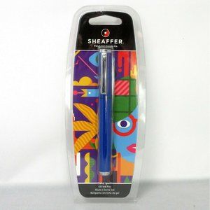 Sheaffer Pop Blue Gel Ink Pen Chrome Trim Fernando Volken Togni Art